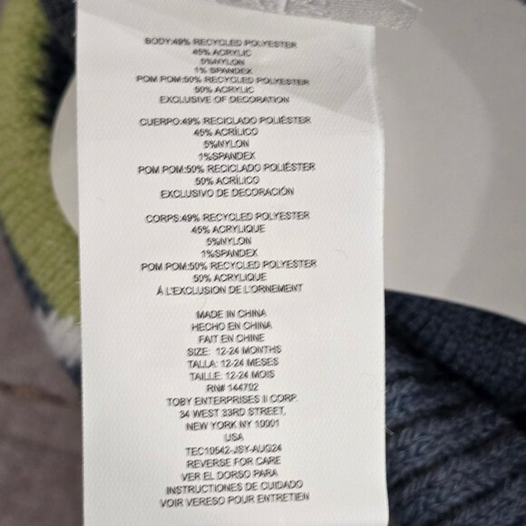 NWT Toby & Me Toddler Pom Hat and Mitten Set - Picture 4 of 4